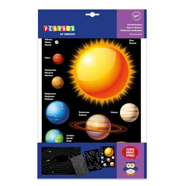 Hobbysett Klistremerker Planeter og Stjernetegn Playbox