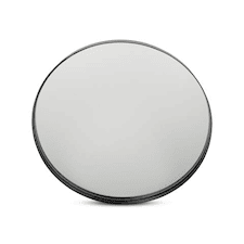 Form Living Väggspegel Vacker Metall Dia 50cm Svart