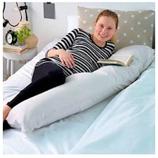 Gravidkudde, Vit rand, NG baby