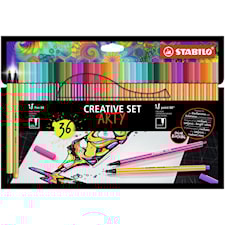 Creative Set Arty 36-pack Point 88 + Pen 68 STABILO