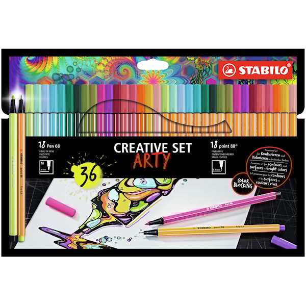 Creative Set Arty 36-pack Point 88 + Pen 68 STABILO