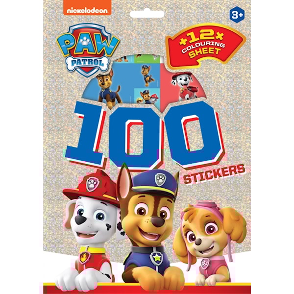 Klistremerker Paw Patrol 100 stk Sense
