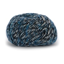 Knit At Home Soft Superkid Garn Mohair Ullmix 50 g Blå Melange 1008