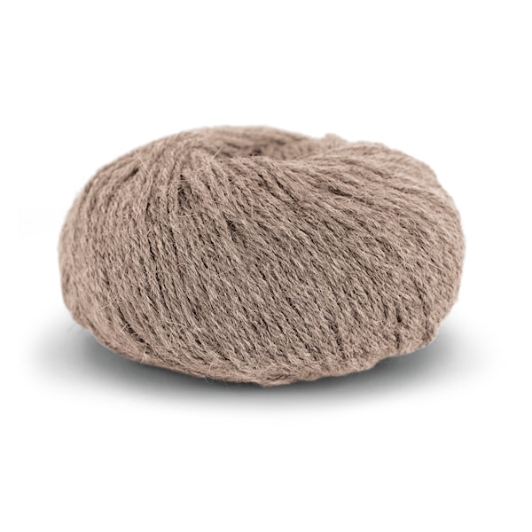 Knit At Home Classic Alpaca Wool Garn Ullmix 50 g Beige Melert 506