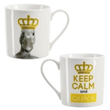 Modern House King of Animal Kopp 37 cl New Bone China