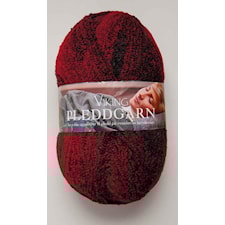 Pleddgarn 350 g punainen/musta Viking Garn
