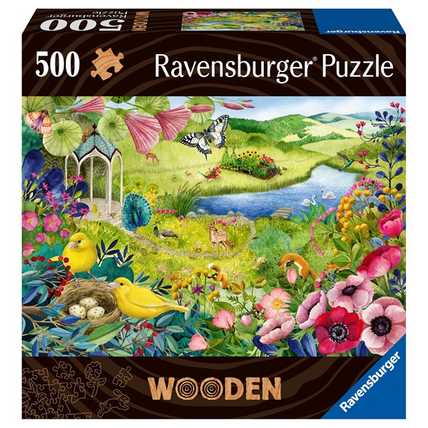 Wooden Puzzle Nature Garden 500 bitar, Ravensburger