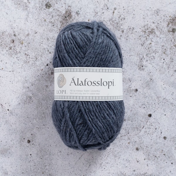 Álafosslopi Garn Ull 100 g Blå Istex (9959)