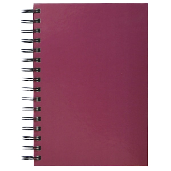 Spiralbok Sense 100 ark, Plum Red,