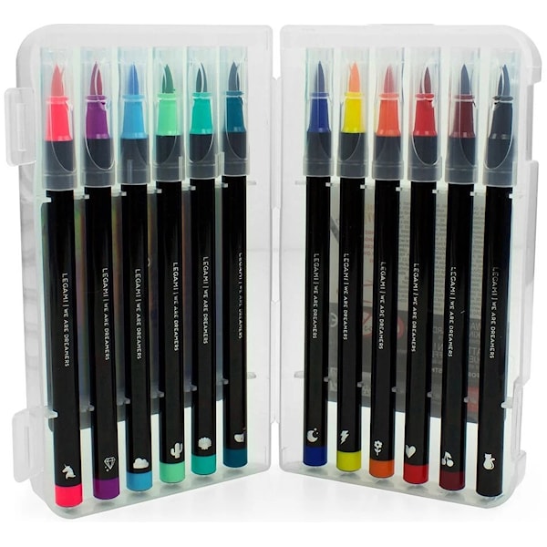 Brush Markers Standard Farger 12-pack Legami