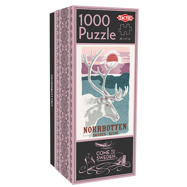 Pussel 1000 Bitar Vintage Norrbotten, Tactic