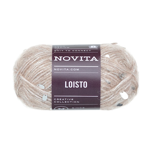 Loisto Paljettgarn 50g Diva 6041 Novita