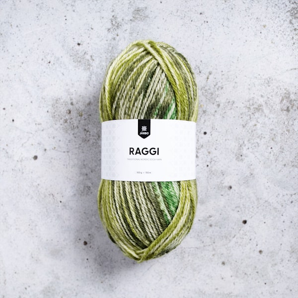 Raggi Garn Ullmix 100 g Green Harmony (38) Järbo