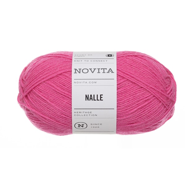 Nalle Garn Ullmiks 100 g Bringebær 539 Novita