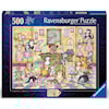 Crazy Cats Taby & Co. Pussel 500 bitar, Ravensburger