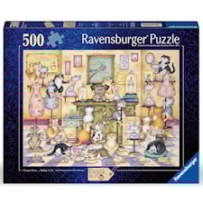 Crazy Cats Taby & Co. Pussel 500 bitar, Ravensburger