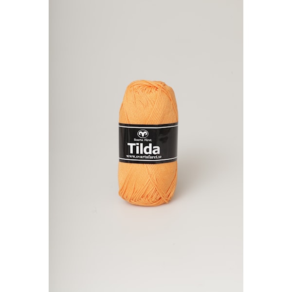 Svarta Fåret Tilda Garn Bomullsmix 50g orange 35