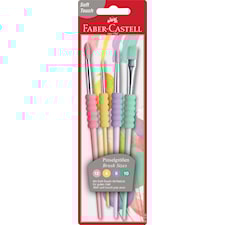 Faber-Castell Pensel-set, Soft Grip, 4 Penslar