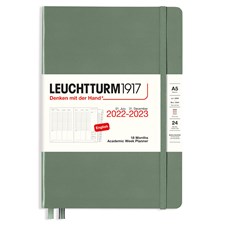 Kalender A5 Academic Week Planner 2022/2023 Olive Leuchtturm1917