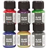 Glasfärg Metall Sortiment 6x35 ml