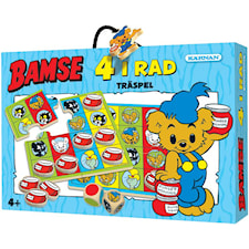 Bamse Träspel 4 i Rad, i ask