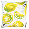 Broderikit kuddfodral gula citroner 40x40 cm RTO