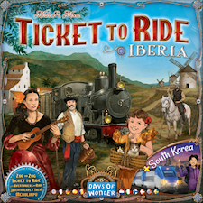 Ticket to Ride Map Collection 8: Iberia & South Korea Expansion (SE/NO/FI/EN)