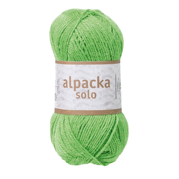Alpaca Solo 50g Vaaleanvihreä (29112)