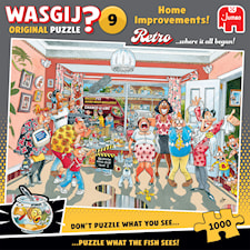 Wasgij Retro 9  Home Improvements Pussel 1000 bitar