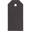 Manillamerker, svart, str. 5x10 cm, glitter, 300 g, 15 stk./ 1 pk.