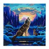 Crystal Art Kits Canvas Howling Wolves Craft Buddy