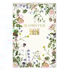 Familjekalender Blomster 2026