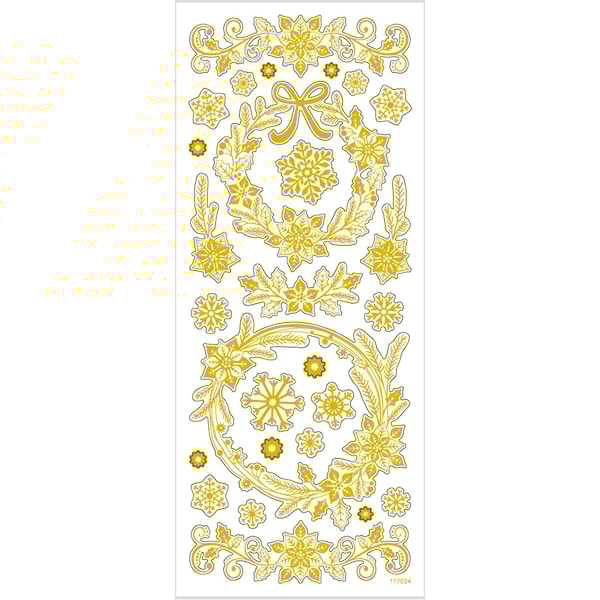 Creativ Company - Stickers Gold Christmas Stars 1 Sheet