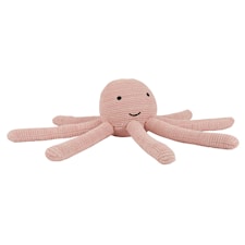 Ib Laursen Virkat Gosedjur Bläckfisk 100% Bomull H: 15 cm D: 58 cm Rosa