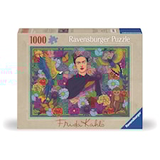 Frida Kahlo’s Paradise: Parrot, Monkey and Blooms Pussel 1000 bitar, Ravesnburger