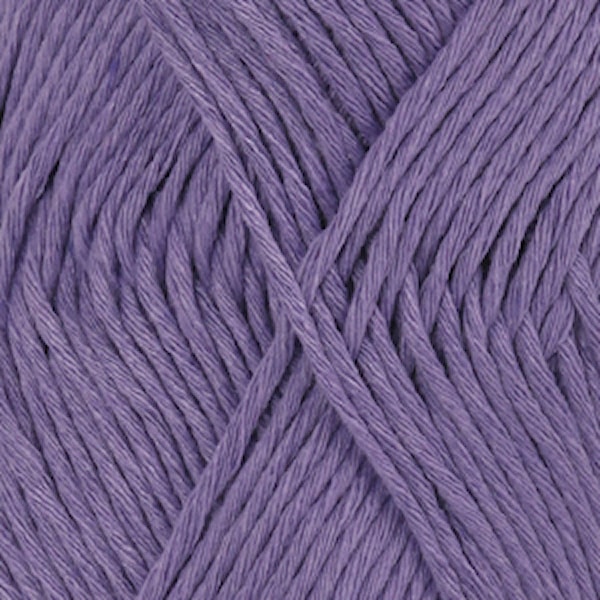 Drops, Cotton Light Uni Colour, Garn, Bomullmiks, 50 g, Fiolett 13