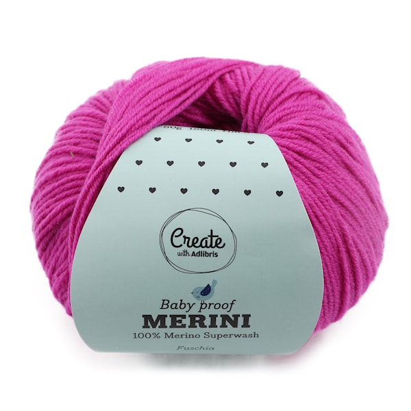 Adlibris, Merini, 50 g, Fuchsia A360