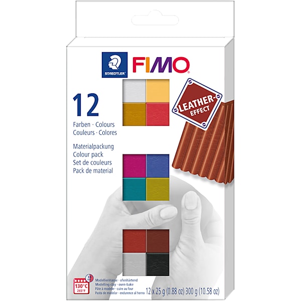 FIMO Leramasse Læreffekt 12x25g Staedtler