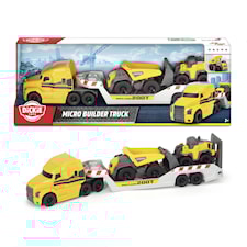 Mack/Volvo Långtradare med Anläggningsfordon Dickie Toys