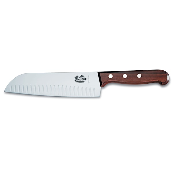 Victorinox Santokukniv Räfflad 17 cm rosanträ Handtag - köksknivar Victorinox Santokukniv Räfflad 17 cm rosanträ Handtag - köksknivar