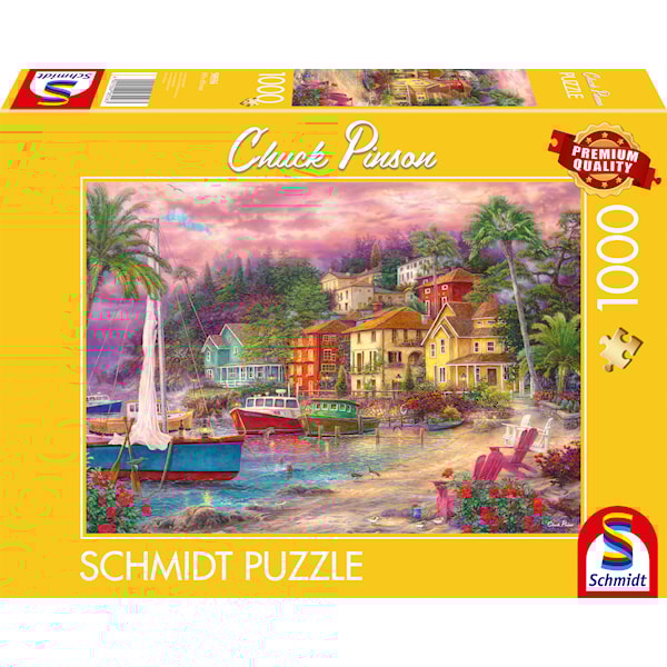 Puslespill Coastal charm 1000 brikker Schmidt