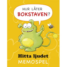 Hur låter bokstaven? Hitta ljudet MEMOSPEL (SE)