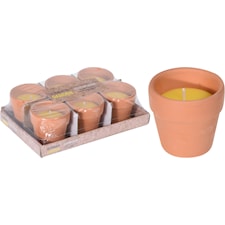 Ljus i Terrakotta Kruka 6-pack
