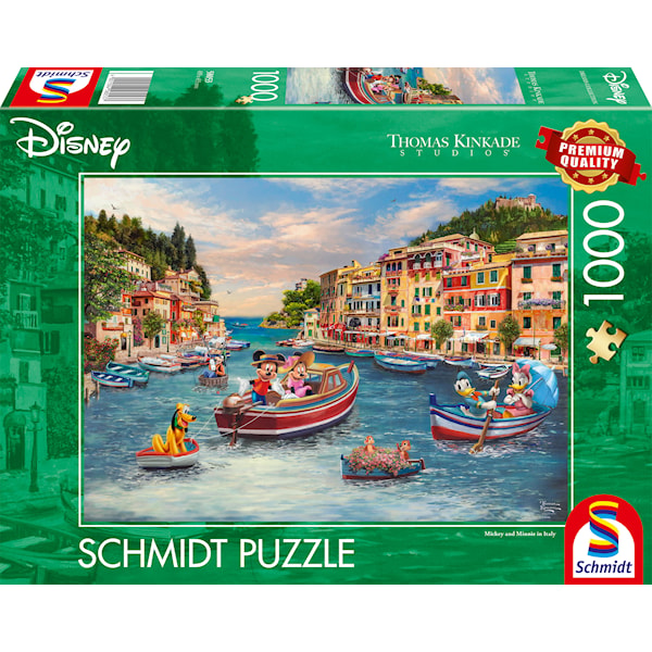 Disney, Mickey & Minnie in Italy Pussel 1000 Bitar Schmidt
