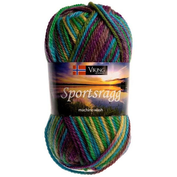 Viking of Norway Sportsragg 50 gr Multigrønn 592