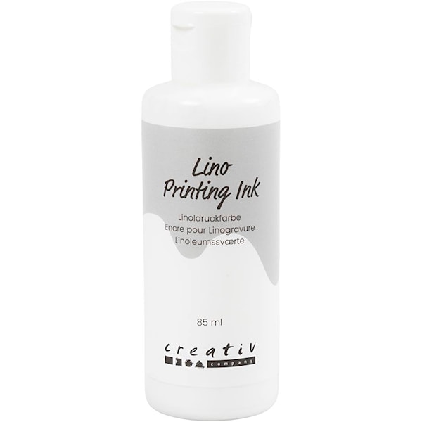 Linoleumsmaling, hvit, 85 ml/ 1 fl.