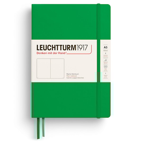 Notatbok A5 Hard Ulinjert Spring Leaf Leuchtturm1917