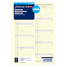 Årsplan A5 2026, Filofax