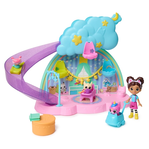 Gabby's Dollhouse Kitty Care Lekesett