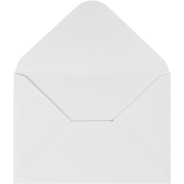 Konvolutter, konvolutt str. 11,5x16 cm, 110 g, hvit, 10 stk./ 1 pk.